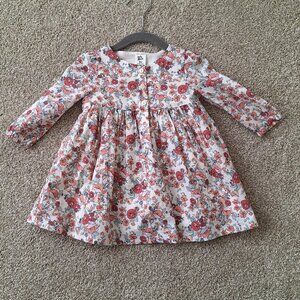 Oshkosh Floral Long Sleeve Dress 9months
